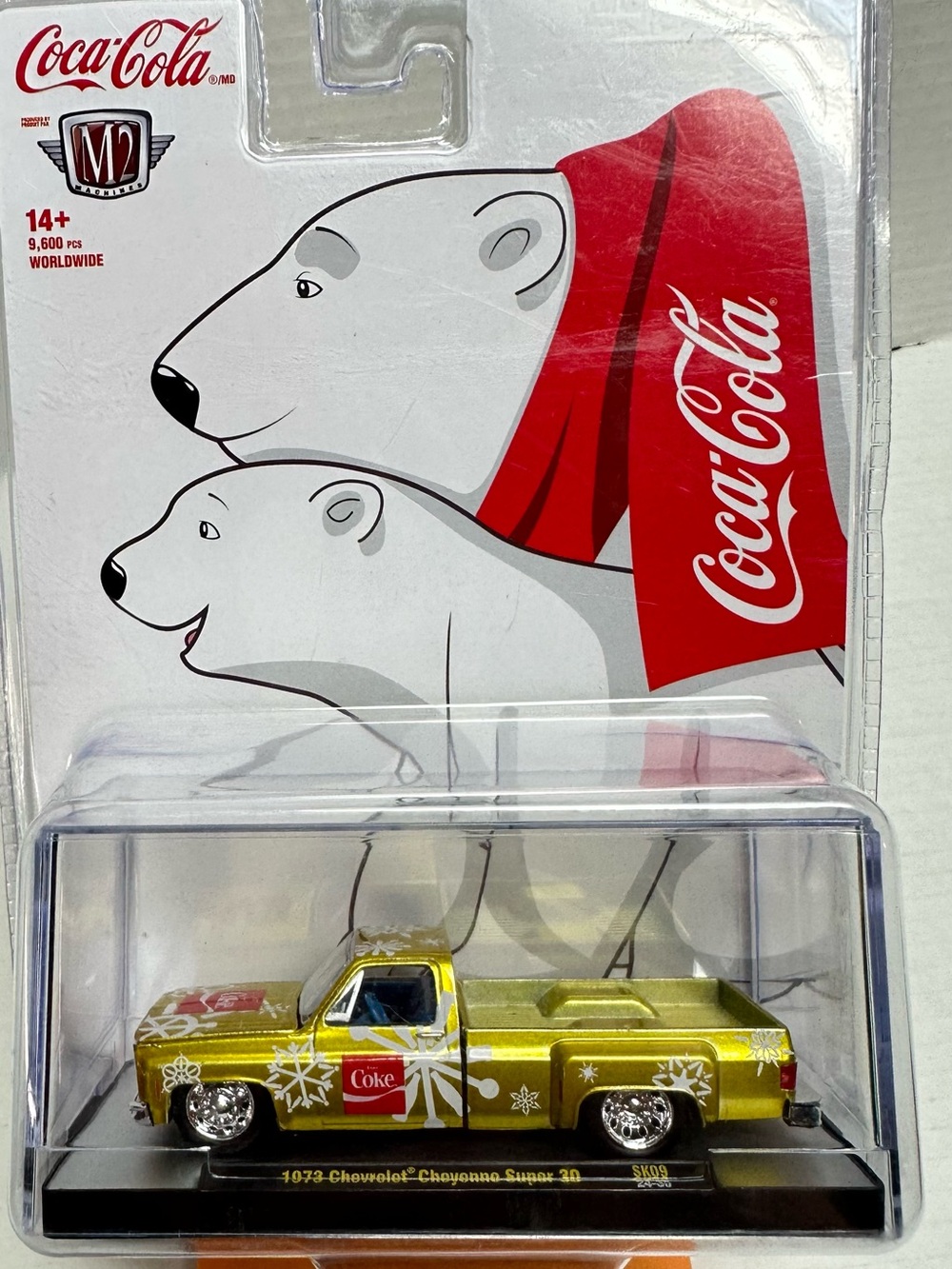Coca Cola Gold 1973 Chevrolet Cheyenne Super 30 Die-Cast Toy Truck